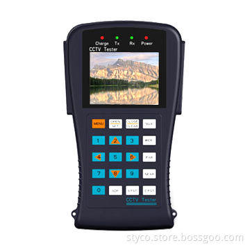 CCTV Tester with 2.8-inch TFT Monitor, Supports Protocols Baud Rate
